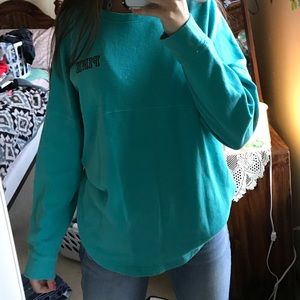 blue pink long sleeve